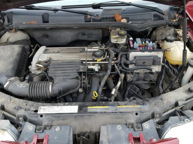 1G8AJ52FX4Z182138 - 2004 SATURN ION LEVEL BURGUNDY photo 7