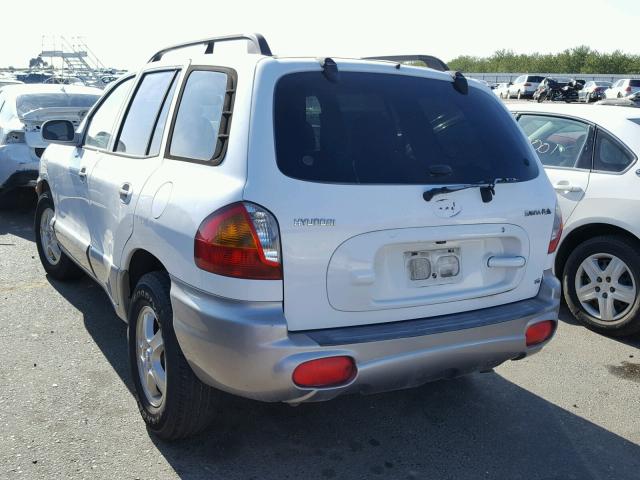 KM8SC83D71U075281 - 2001 HYUNDAI SANTA FE G TWO TONE photo 3