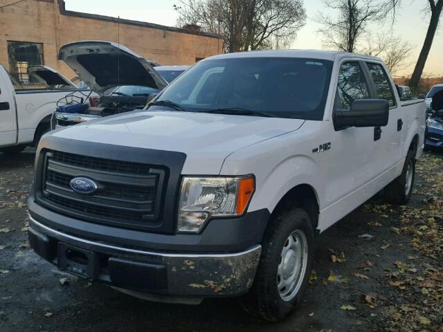 1FTEW1CM9EKF27295 - 2014 FORD F150 SUPER WHITE photo 2