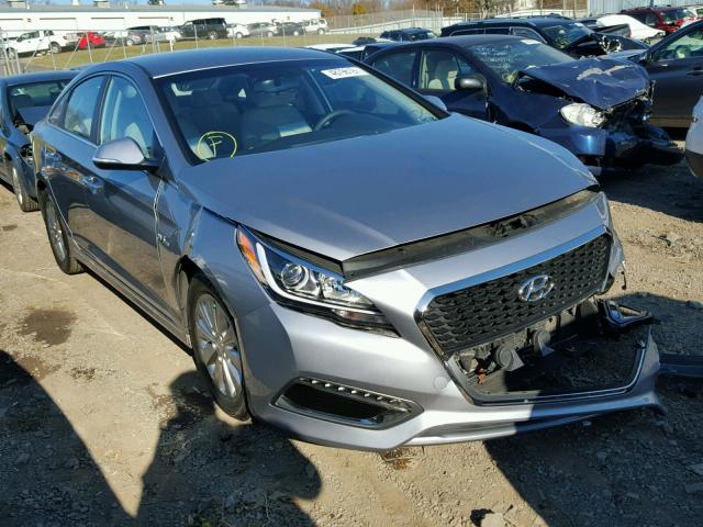 KMHE24L13GA026409 - 2016 HYUNDAI SONATA HYB GRAY photo 1