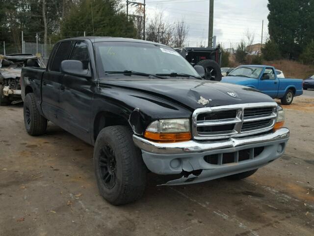 1B7HL2AN01S324281 - 2001 DODGE DAKOTA QUA BLACK photo 1