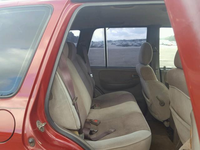 KNDJB723XW5556231 - 1998 KIA SPORTAGE RED photo 6