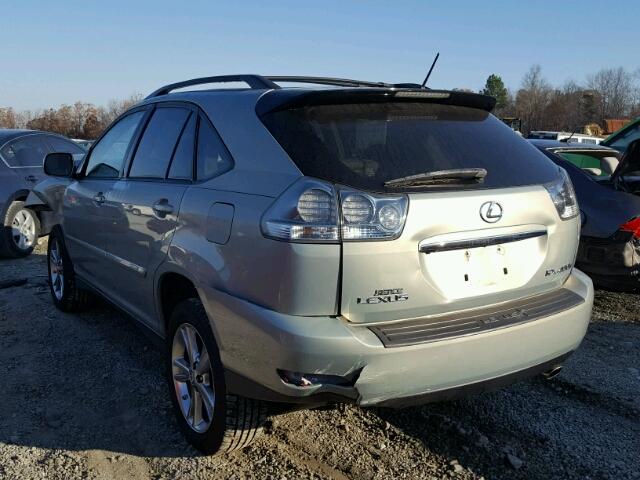 JTJHW31UX72024239 - 2007 LEXUS RX 400H GREEN photo 3