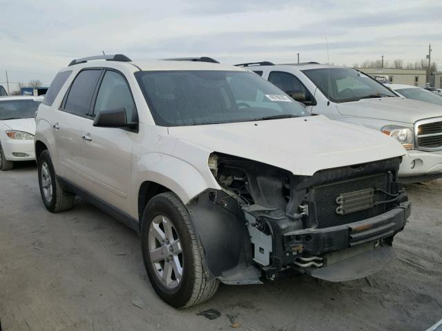 1GKKRPKD9EJ246400 - 2014 GMC ACADIA SLE WHITE photo 1