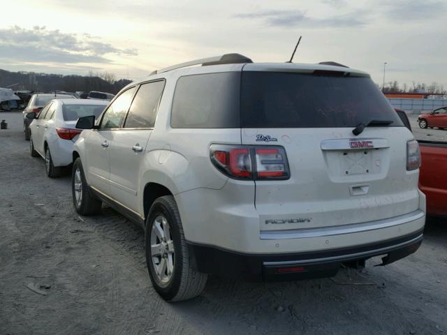 1GKKRPKD9EJ246400 - 2014 GMC ACADIA SLE WHITE photo 3