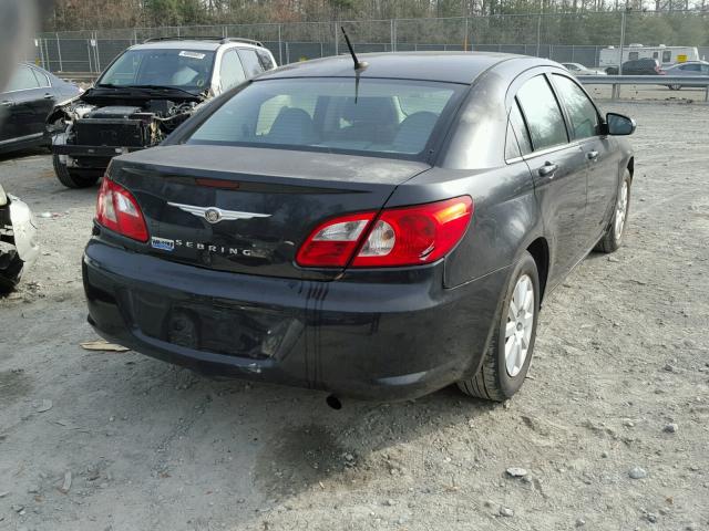 1C3LC46R78N174216 - 2008 CHRYSLER SEBRING LX BLACK photo 4