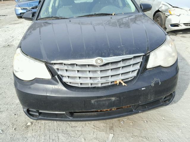 1C3LC46R78N174216 - 2008 CHRYSLER SEBRING LX BLACK photo 9