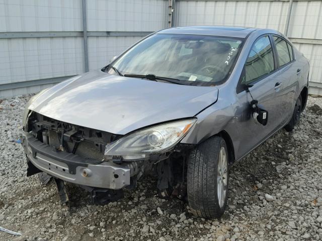 JM1BL1S50A1165783 - 2010 MAZDA 3 S GRAY photo 2