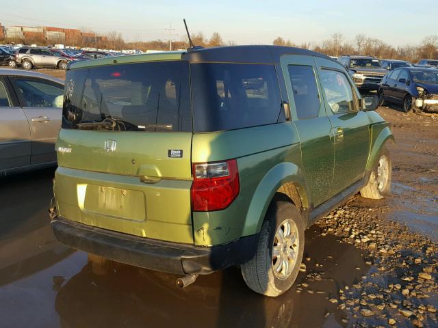 5J6YH18776L014725 - 2006 HONDA ELEMENT EX GREEN photo 4