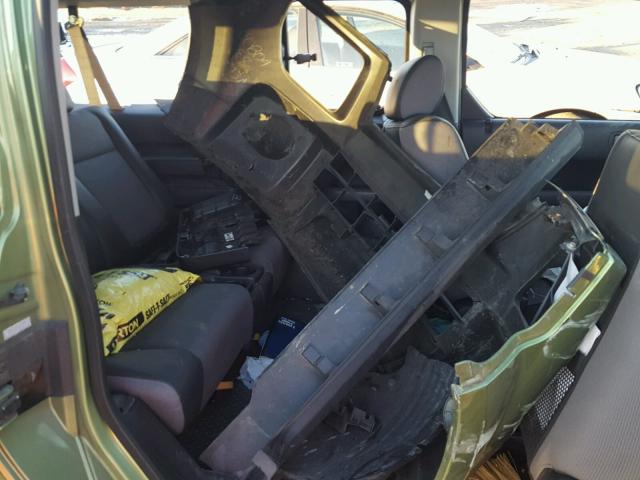 5J6YH18776L014725 - 2006 HONDA ELEMENT EX GREEN photo 6