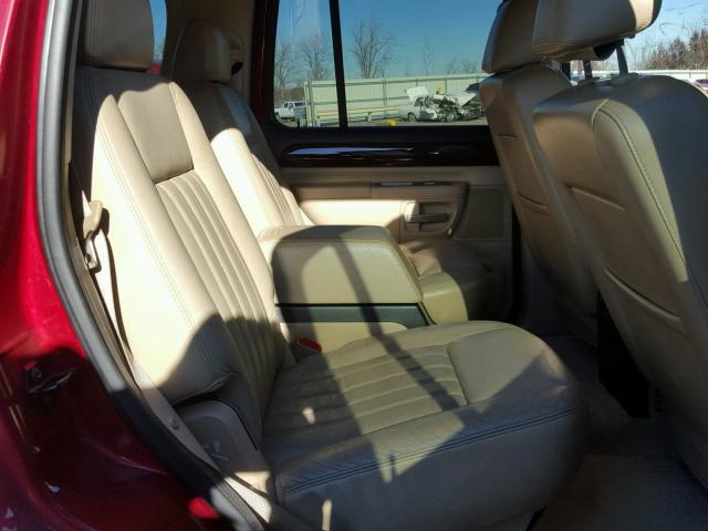 5LMEU88H45ZJ25565 - 2005 LINCOLN AVIATOR 红色 照片 6