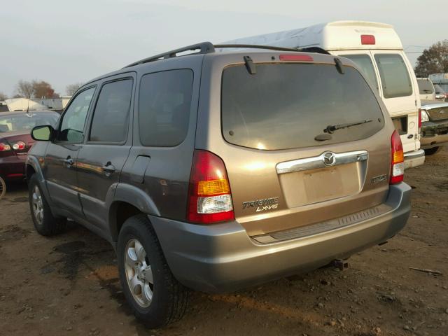 4F2CU08132KM16050 - 2002 MAZDA TRIBUTE LX GRAY photo 3