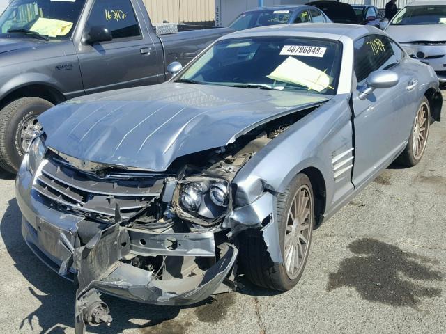 1C3AN79N95X036902 - 2005 CHRYSLER CROSSFIRE SILVER photo 2