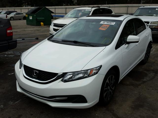 19XFB2F89EE068633 - 2014 HONDA CIVIC EX WHITE photo 2