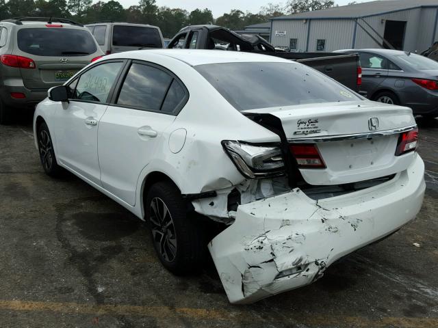 19XFB2F89EE068633 - 2014 HONDA CIVIC EX WHITE photo 3