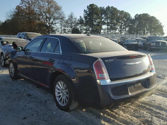 2C3CCAAG0DH573069 - 2013 CHRYSLER 300 BLUE photo 3