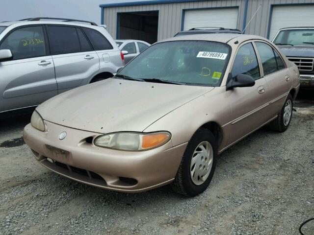 1MEFM13P8WW631063 - 1998 MERCURY TRACER LS GOLD photo 2