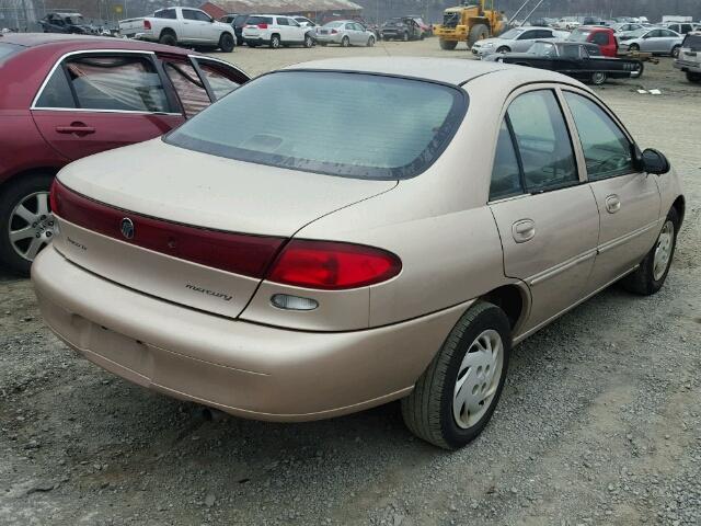 1MEFM13P8WW631063 - 1998 MERCURY TRACER LS GOLD photo 4