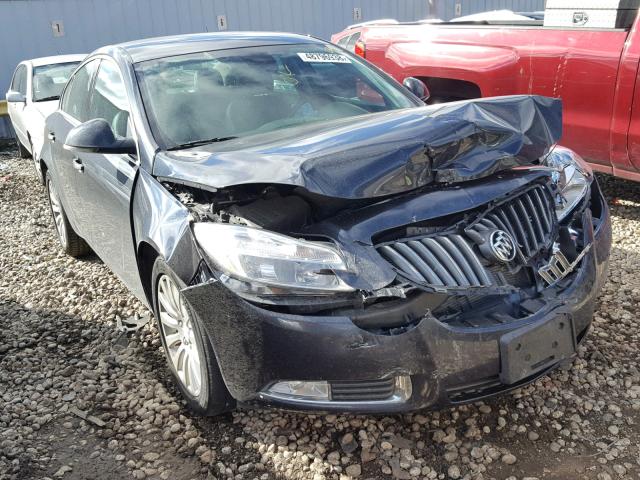 2G4GS5EV0D9188360 - 2013 BUICK REGAL PREM BLUE photo 1