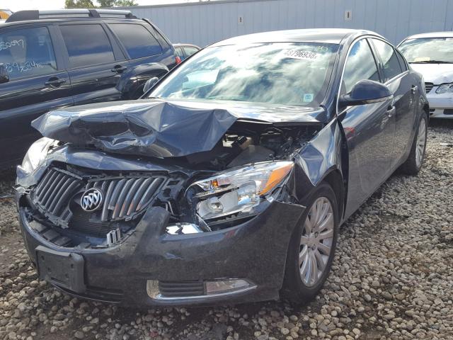 2G4GS5EV0D9188360 - 2013 BUICK REGAL PREM BLUE photo 2