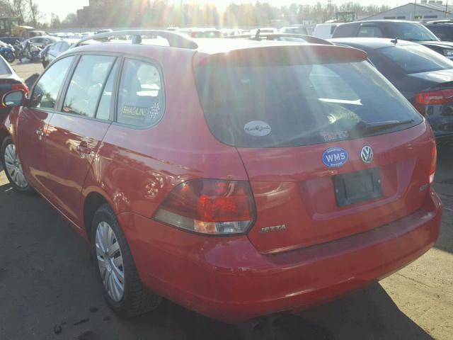 3VWPP7AJ4DM670354 - 2013 VOLKSWAGEN JETTA S Qırmızı foto 3