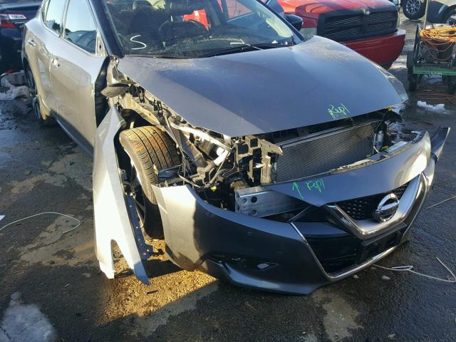 1N4AA6AP2HC360189 - 2017 NISSAN MAXIMA 3.5 GRAY photo 9