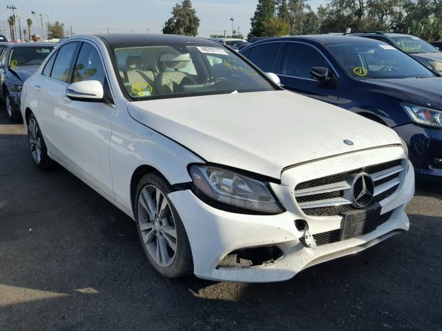 55SWF4JB6GU167943 - 2016 MERCEDES-BENZ C 300 WHITE photo 1