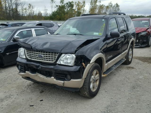 1FMZU74W05UA74307 - 2005 FORD EXPLORER E BLACK photo 2