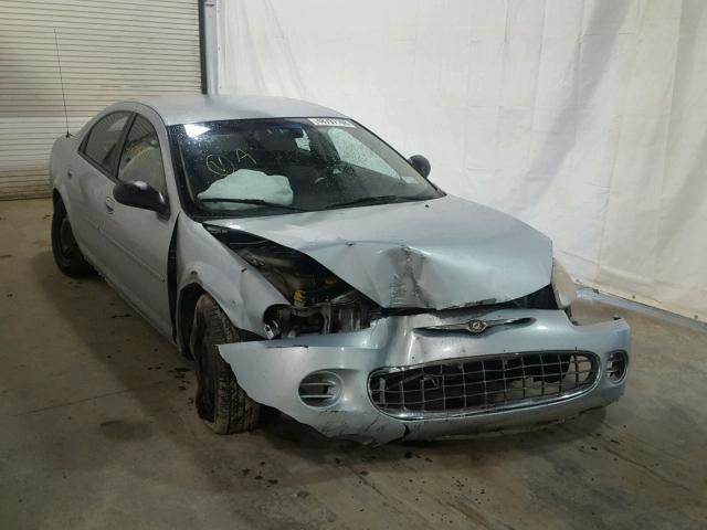 1C3EL46X32N124198 - 2002 CHRYSLER SEBRING LX SILVER photo 1