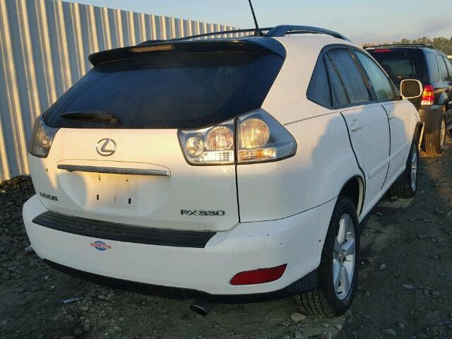 2T2HA31U94C010732 - 2004 LEXUS RX 330 WHITE photo 4