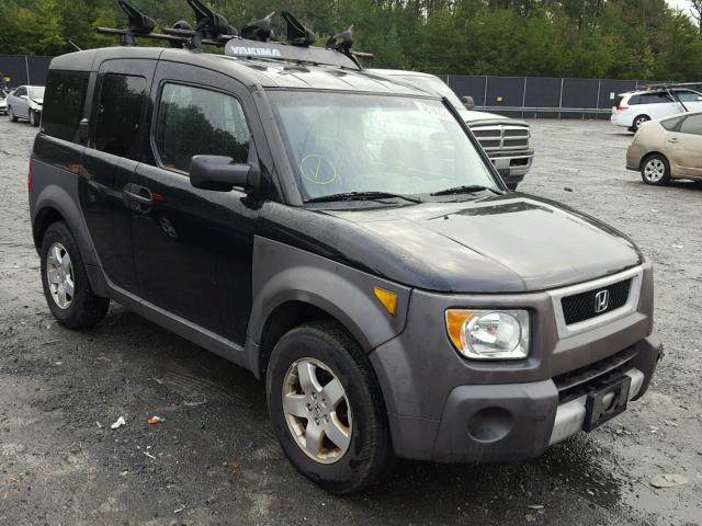 5J6YH28674L021300 - 2004 HONDA ELEMENT EX BLACK photo 1