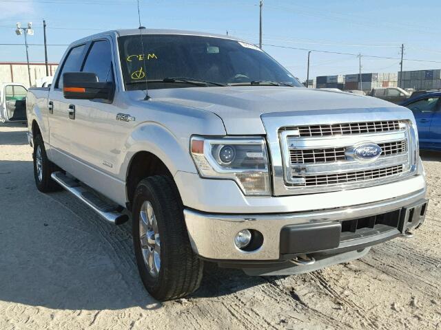 1FTFW1ET0EFD08209 - 2014 FORD F150 SUPER SILVER photo 1