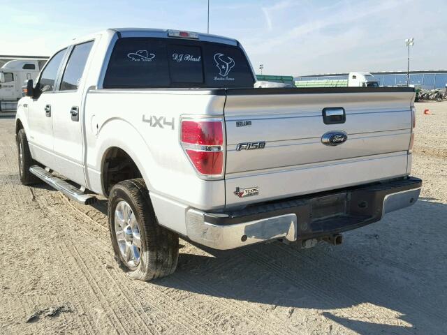 1FTFW1ET0EFD08209 - 2014 FORD F150 SUPER SILVER photo 3