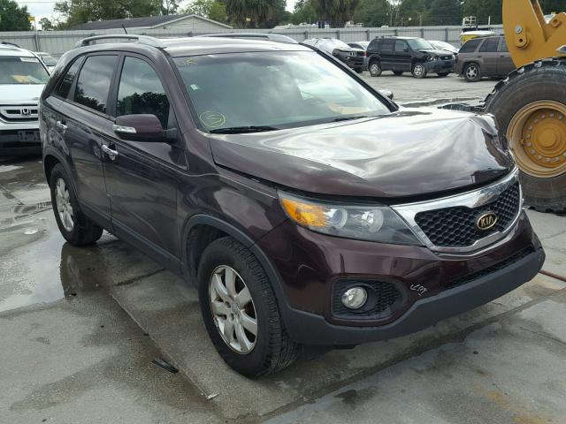 5XYKT3A67CG217919 - 2012 KIA SORENTO BA BURGUNDY photo 1