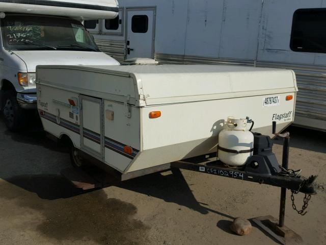 1CATC17C4SF013535 - 1995 FLAG TRAILER WHITE photo 1