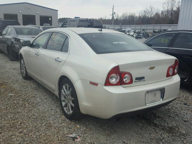 1G1ZE5E11BF226189 - 2011 CHEVROLET MALIBU LTZ WHITE photo 3