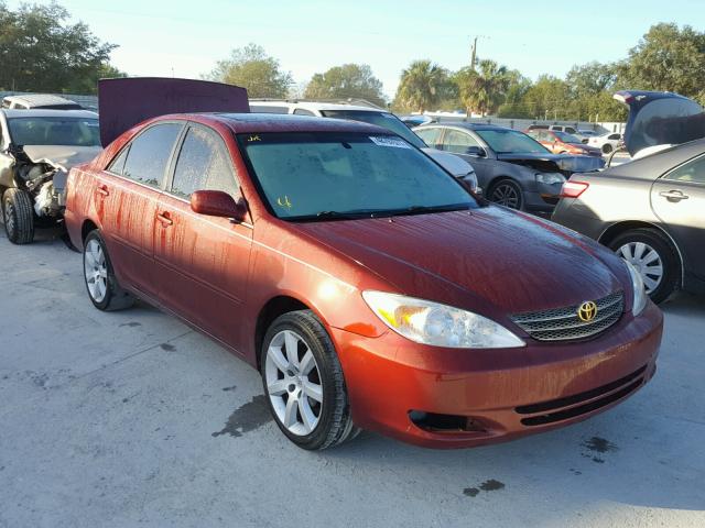4T1BE32K54U367688 - 2004 TOYOTA CAMRY LE RED photo 1