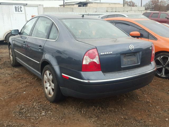 WVWRH63B23P246589 - 2003 VOLKSWAGEN PASSAT GLX GRAY photo 3