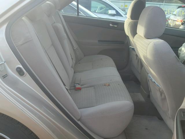 4T1BF30K85U110140 - 2005 TOYOTA CAMRY LE ოქროსფერი ფოტო 6