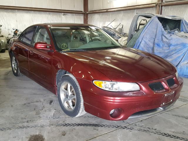 1G2WP52K5YF219521 - 2000 PONTIAC GRAND PRIX მუქწითელი ფოტო 1