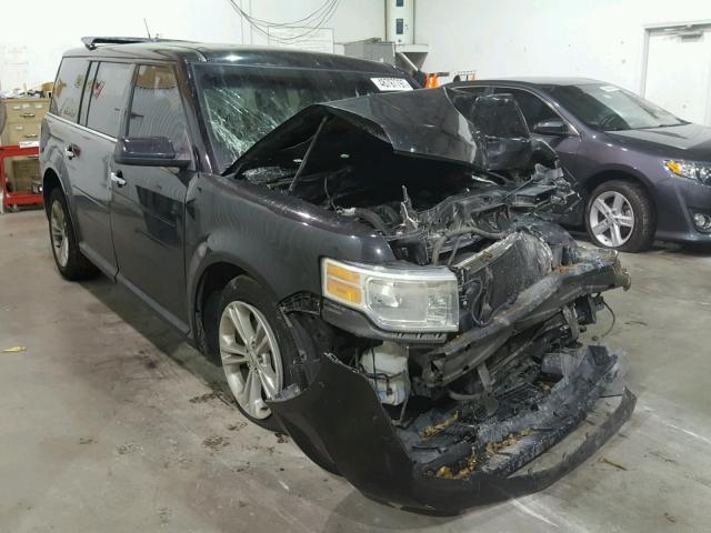 2FMGK5CC0BBD10853 - 2011 FORD FLEX SEL BLACK photo 1