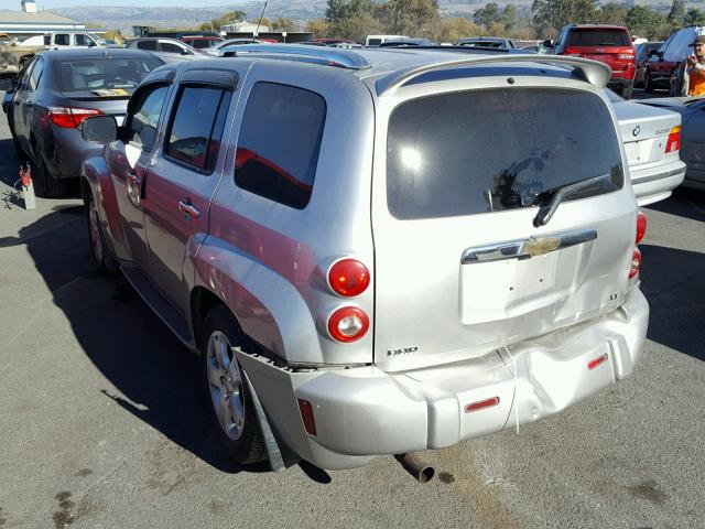 3GNDA23D77S577305 - 2007 CHEVROLET HHR LT SILVER photo 3