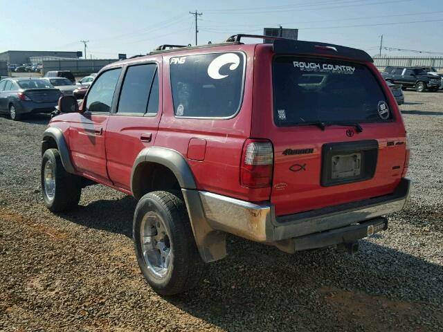 JT3HN86R8Y0312138 - 2000 TOYOTA 4RUNNER SR RED photo 3