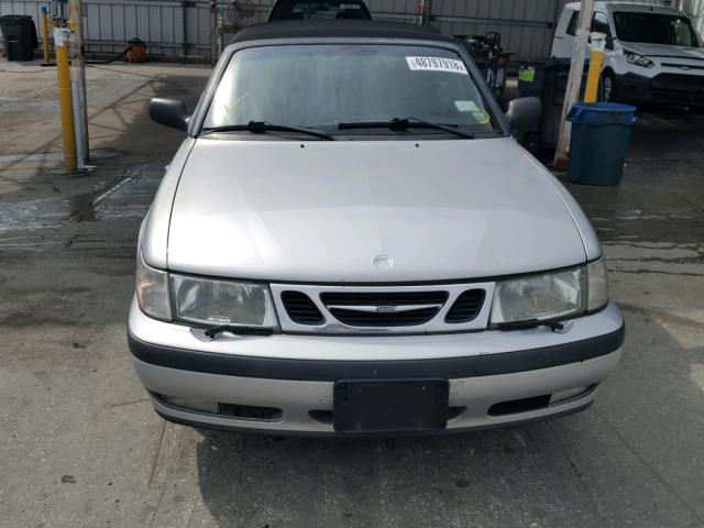 YS3DD75H3Y7005539 - 2000 SAAB 9-3 GRAY photo 9