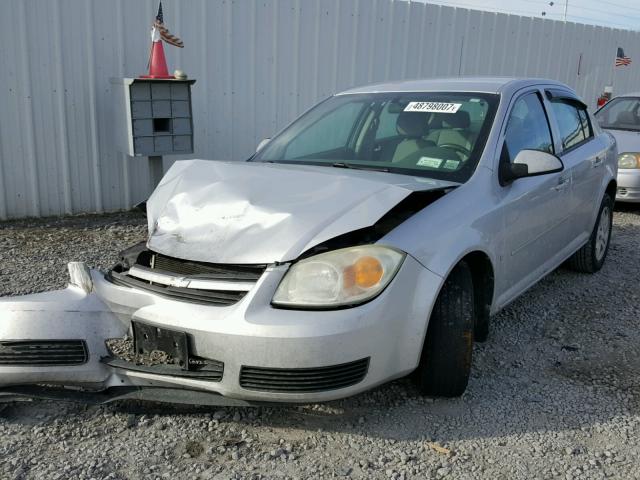 1G1AL55F267751566 - 2006 CHEVROLET COBALT LT SILVER photo 2