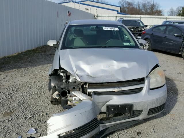 1G1AL55F267751566 - 2006 CHEVROLET COBALT LT SILVER photo 9