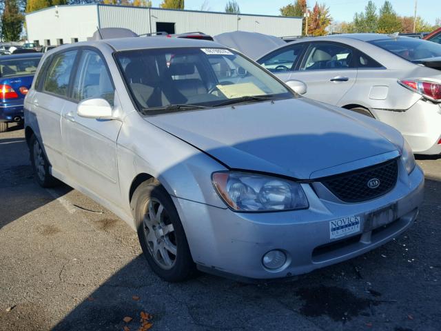 KNAFE161665322619 - 2006 KIA SPECTRA5 SILVER photo 1