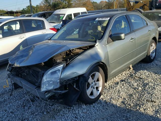 3FAFP07Z46R221044 - 2006 FORD FUSION SE GREEN photo 2