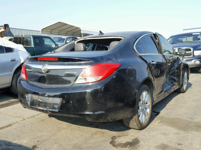 2G4GS5ER4D9141240 - 2013 BUICK REGAL PREM BLACK photo 4