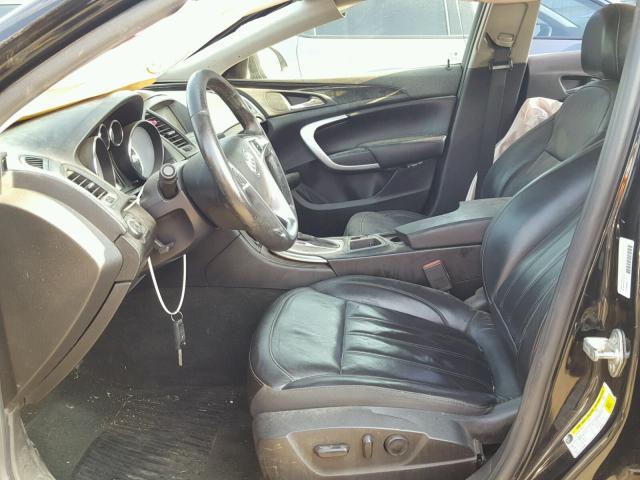 2G4GS5ER4D9141240 - 2013 BUICK REGAL PREM BLACK photo 5